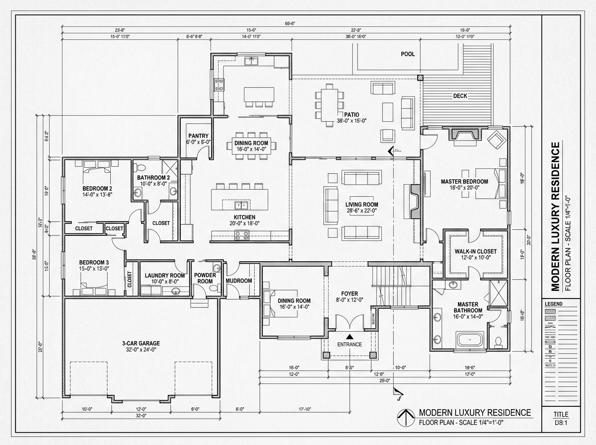 2D Architectural Blueprint